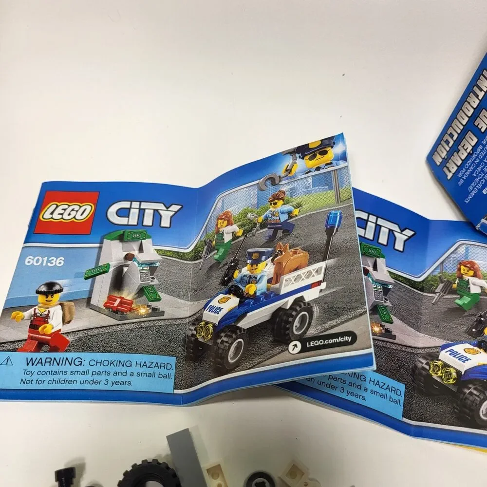LEGO CITY: Police Starter Set 60136 Incomplete 2 Sets